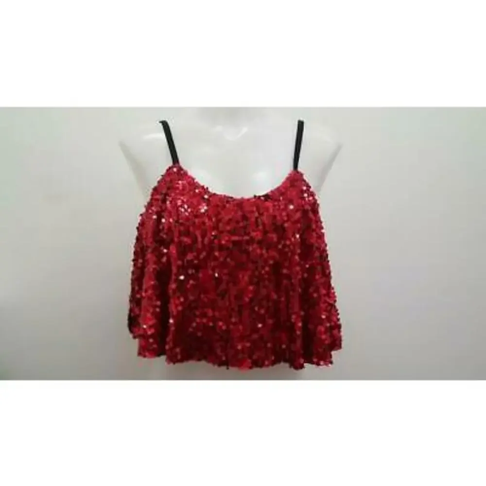 Pre-Owned Dance Costume Top Medium Child Black Balera SQ8386 Jazz Tap Clogging
